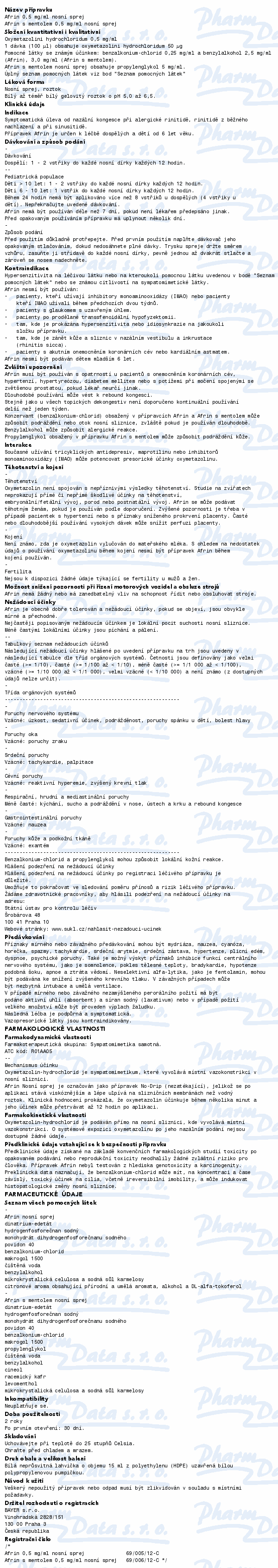 Afrin 0.5mg/ml nas.spr.sol.15ml